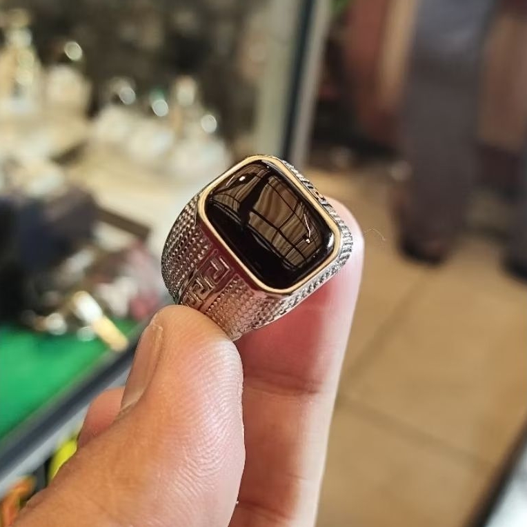 cincin batu akik yaman Wulung cibeet