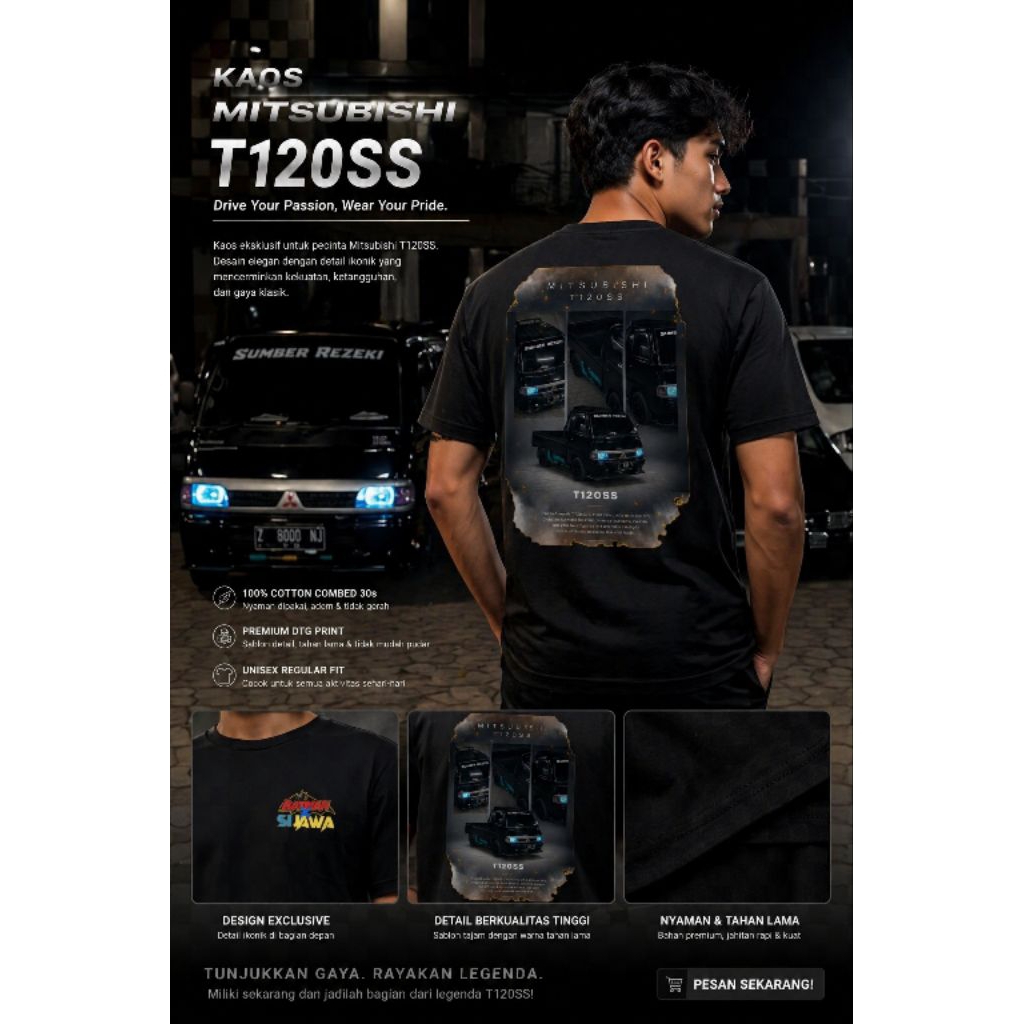 KAOS MOBIL T120SS MITSUBISHI
