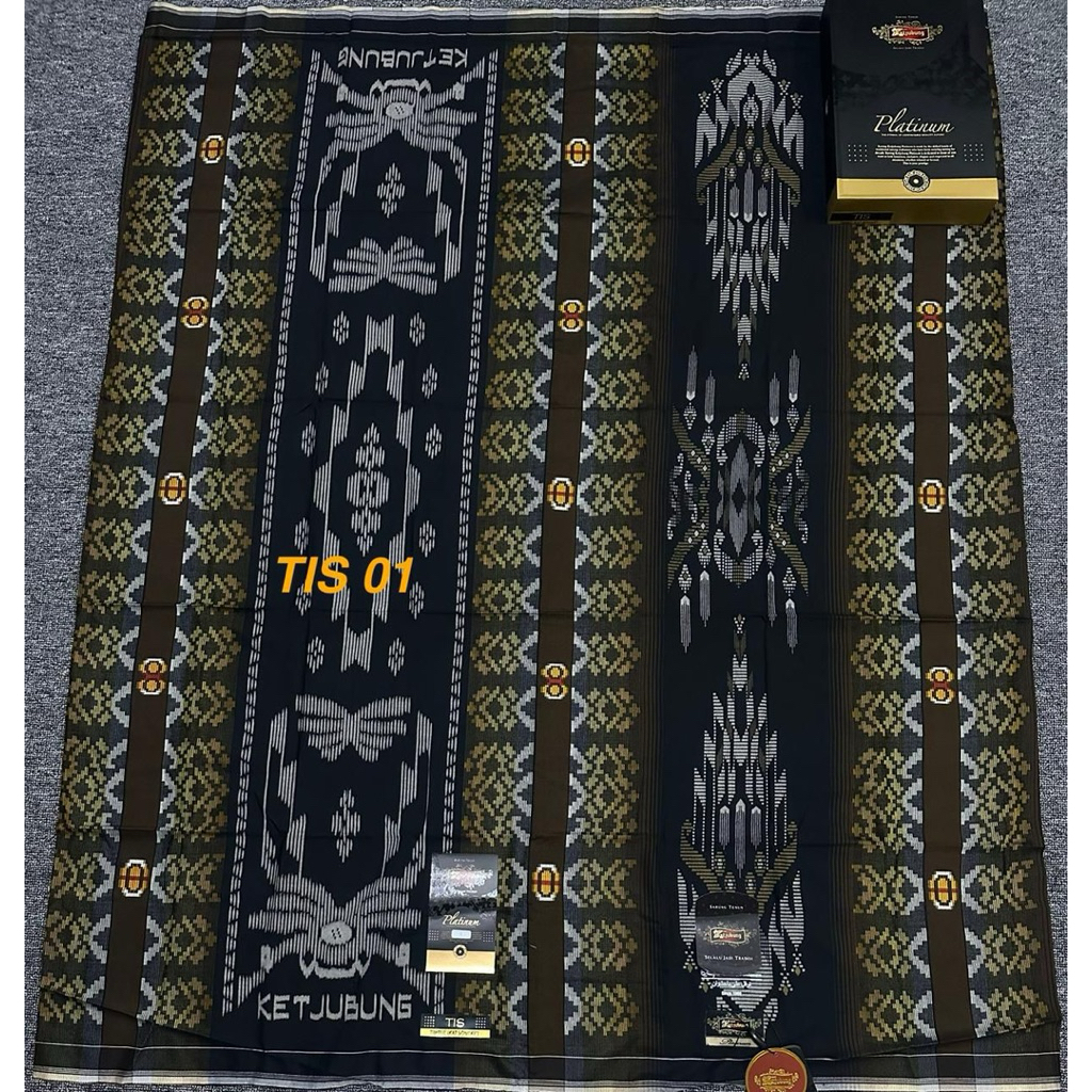 sarung ketjubung platinum TIS gold & gsi silver