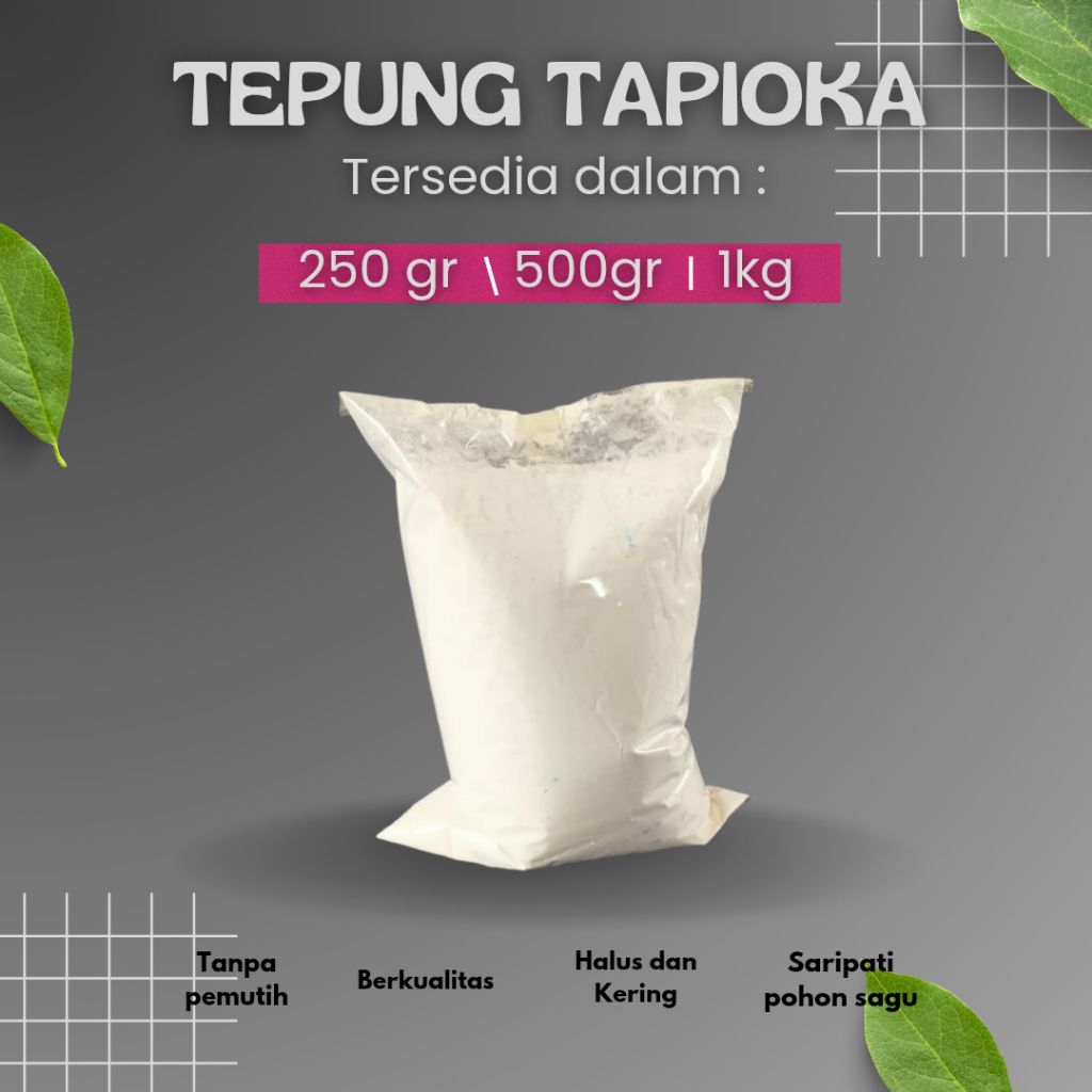 Tepung tapioka | Tepung singkong | Tapioka
