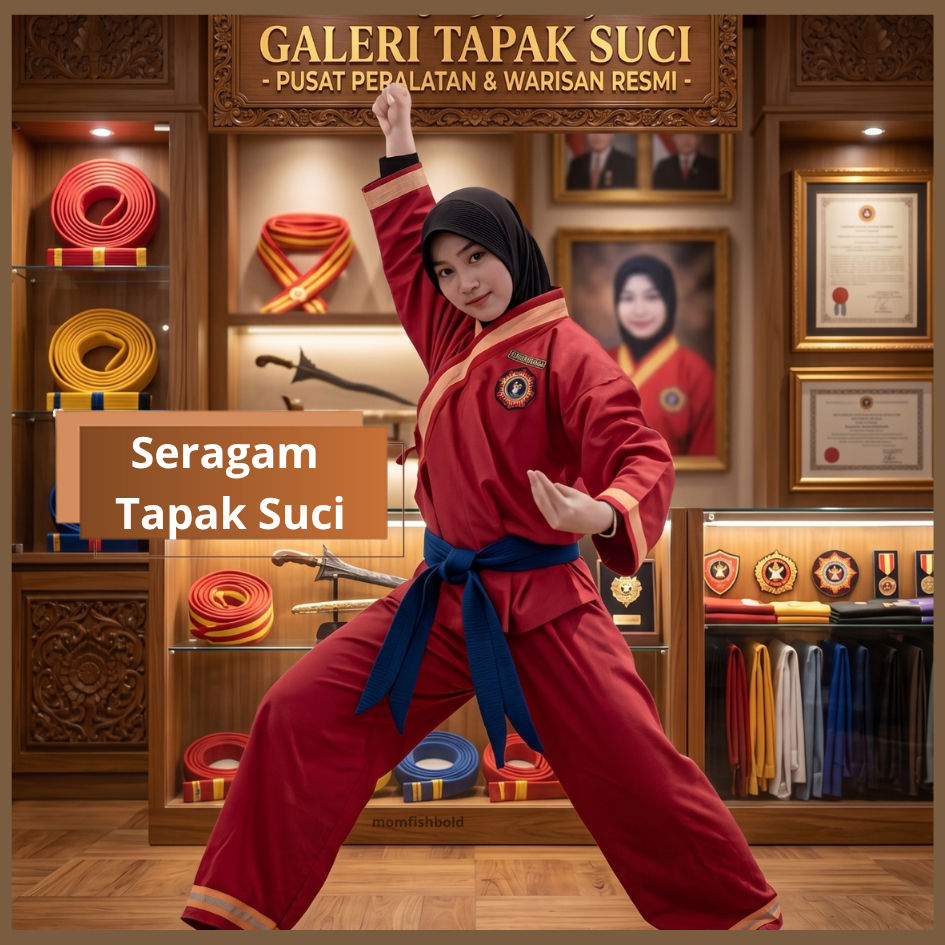 Seragam Tapak Suci + Sabuk – Sakral / Baju Celana Pencak Silat Tapak Suci + Sabuk