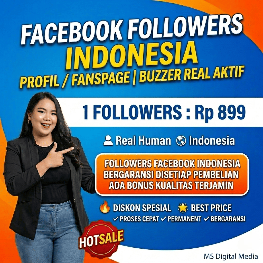 FACEBOOK FOLLOWERS INDONESIA PROFIL / FANSPAGE | BUZZER REAL AKTIF