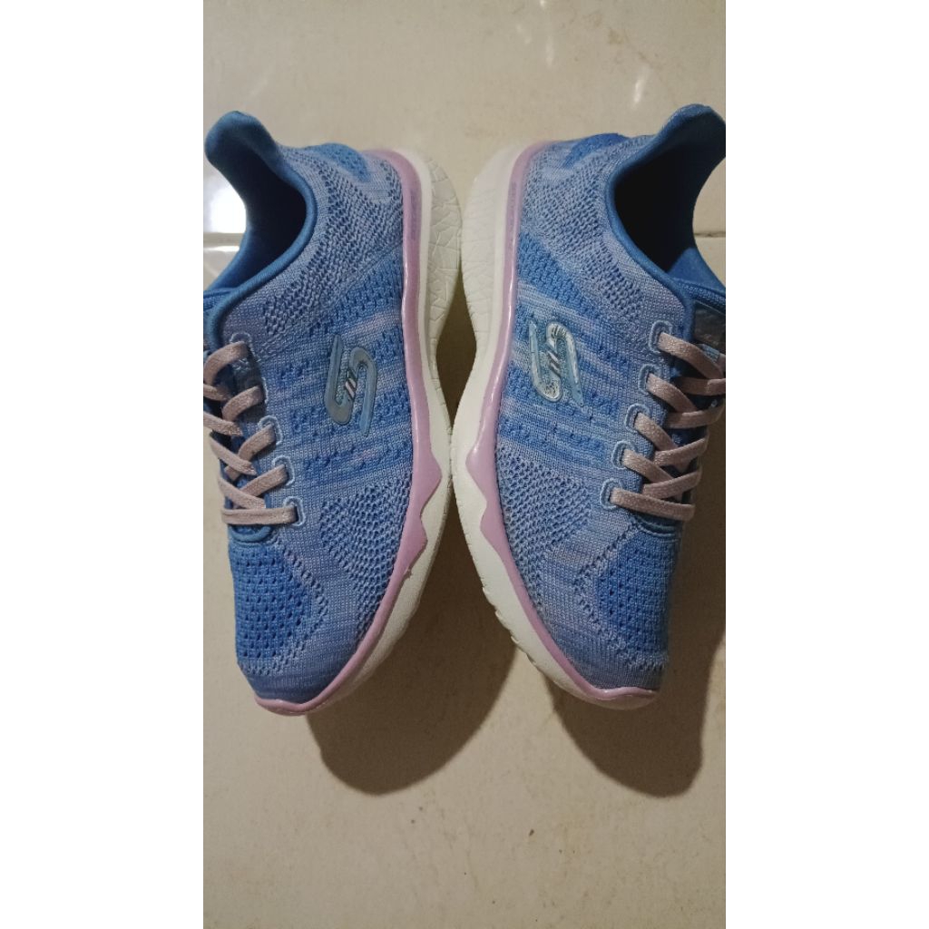 sepatu second casual Skechers SlipOn Blue 36 22.5