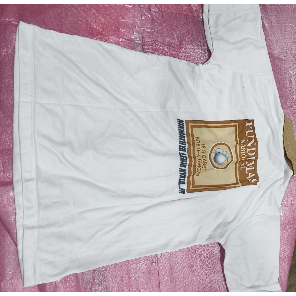 kaos pundimas ukuran XL
