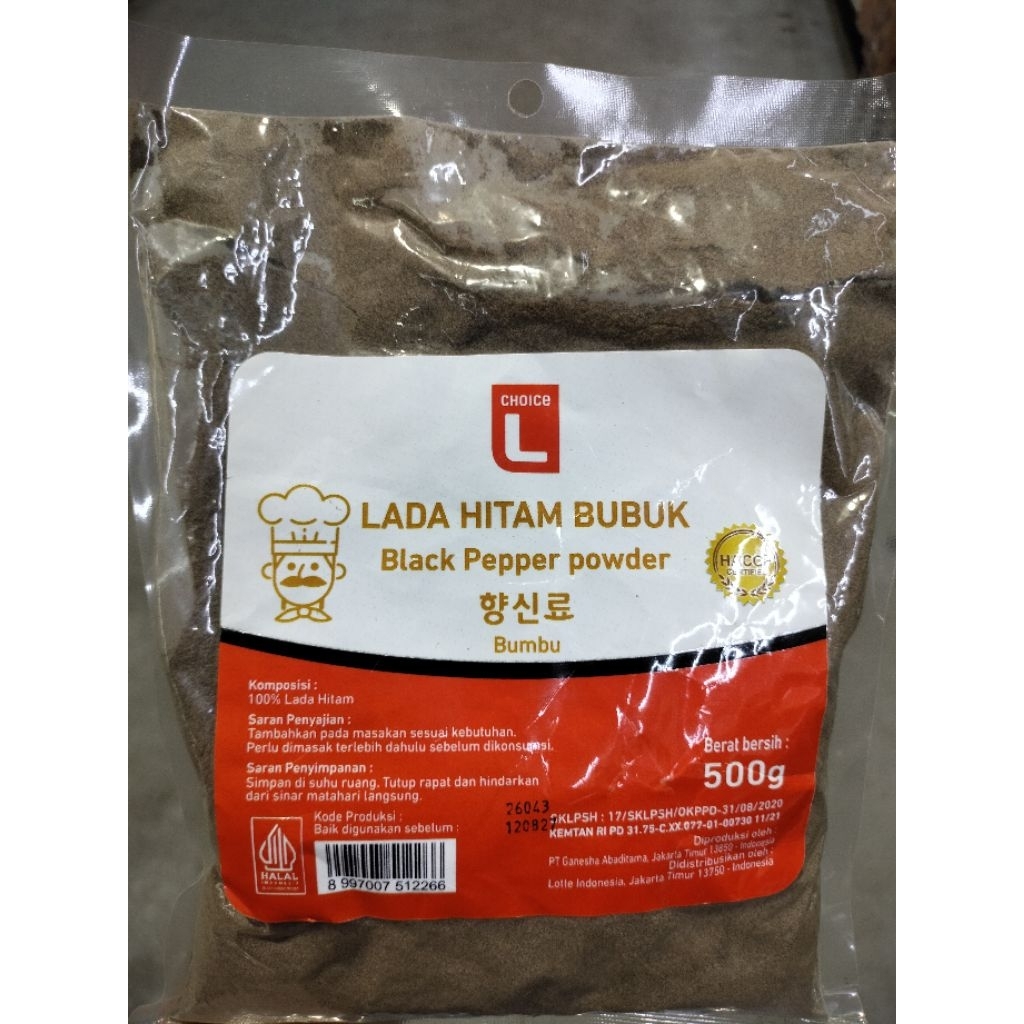 CHOICE L Lada Hitam Halus 500 Gr LT