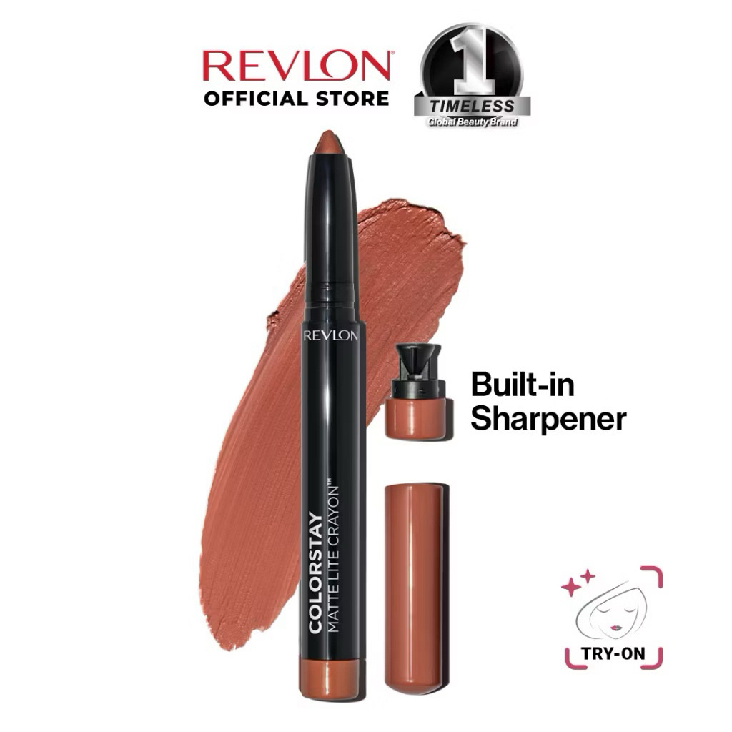 REVLON Colorstay Matte Lite Crayon (Full-Coverage Matte Lip Color Crayon)