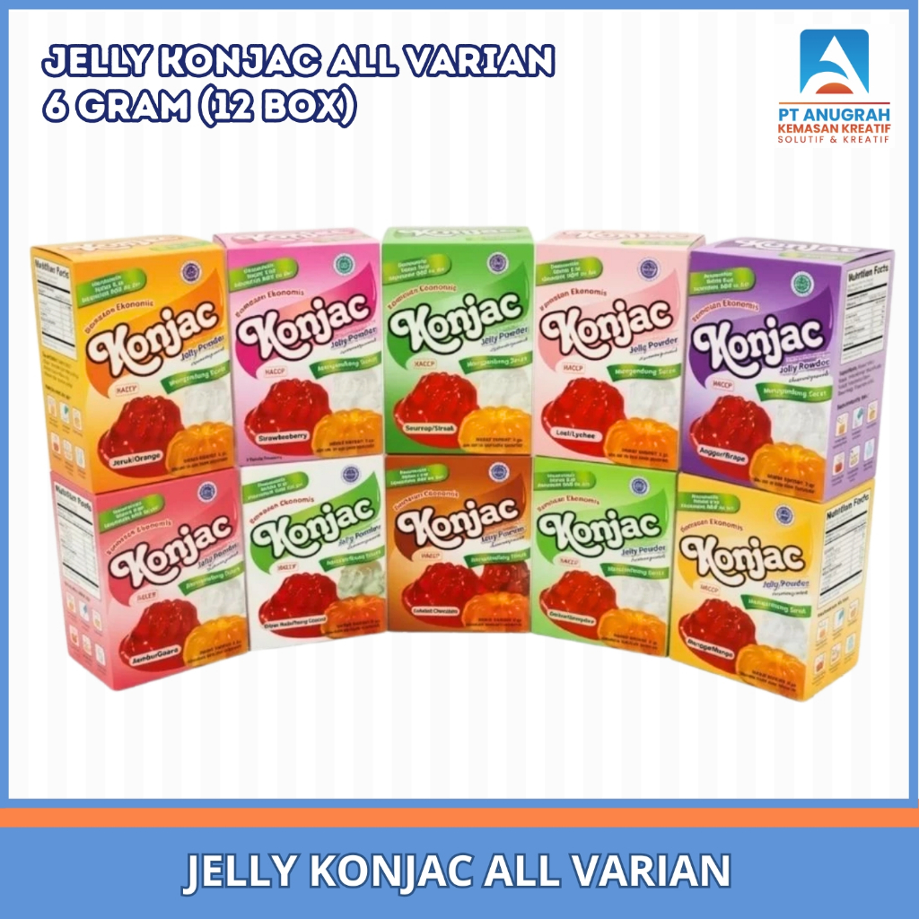 Jelly Konjac All Varian 6 Gram / Jelly Agar-agar
