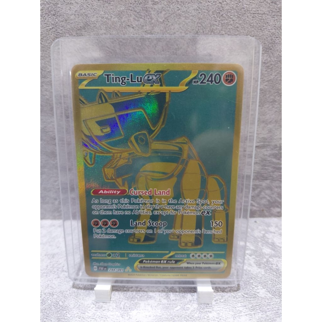 Ting-Lu ex 244/091 Hyper Rare Paldean Fates Pokemon