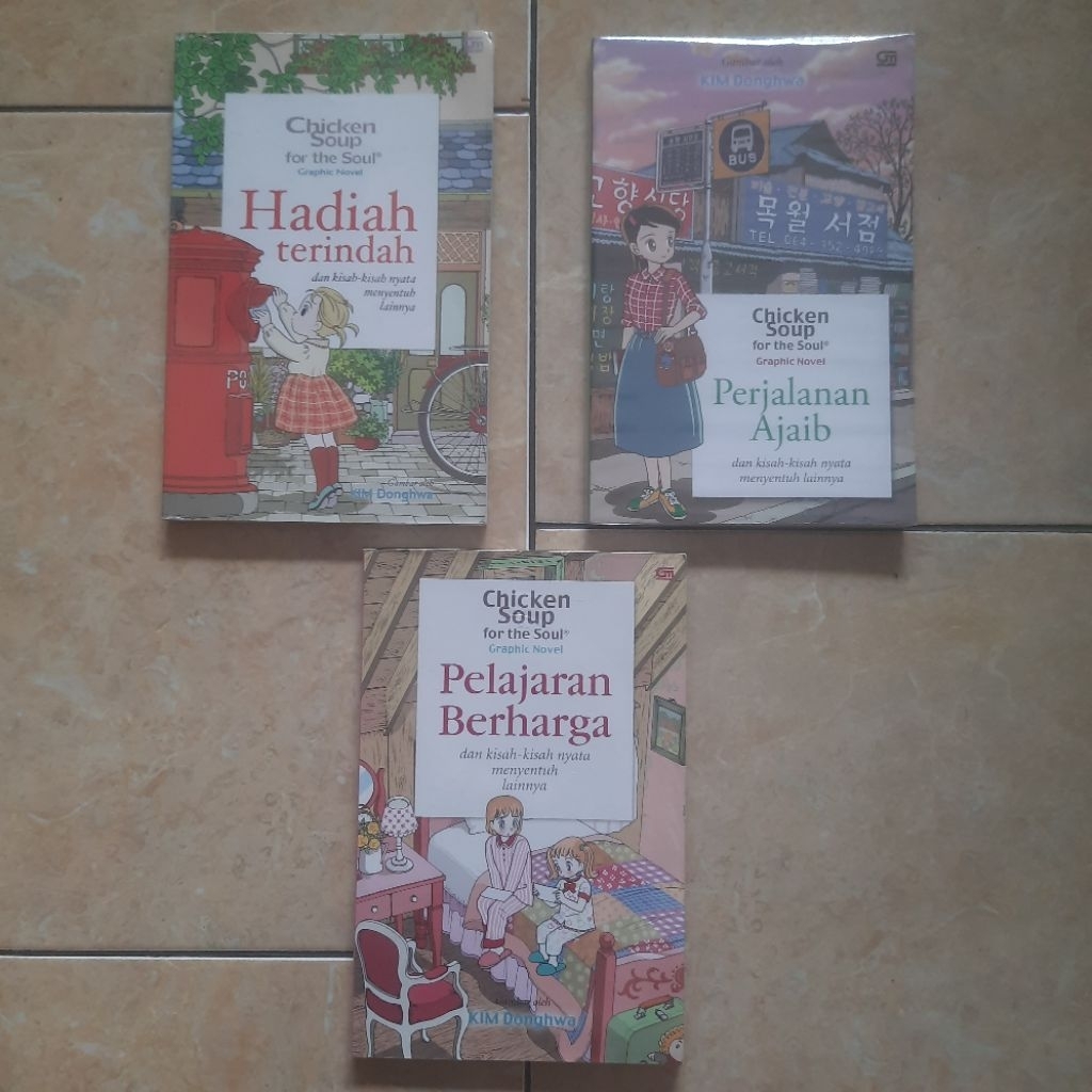 Set 3 Komik Chicken Soup For The Soul Graphic Novel Hadiah Terindah + Perjalanan Ajaib + Pelajaran B