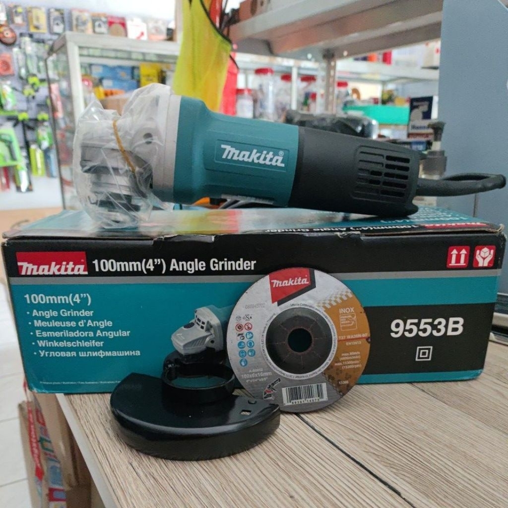 Gerinda Makita 9553B Gerinda Listrik Makita 9553b Original Angle Grinder Makita 9553b
