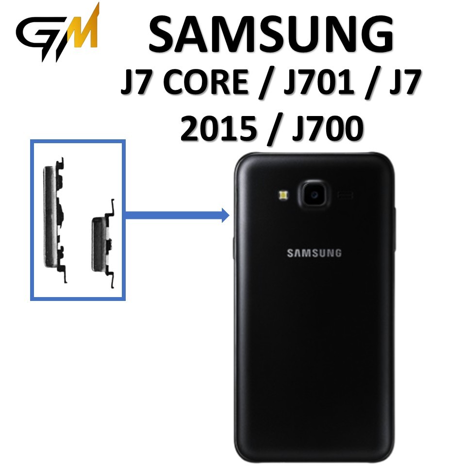 TOMBOL LUAR ON / OFF + VOLUME SAMSUNG J7 CORE / J701 / J7 2015 / J700 ORIGINAL 100%