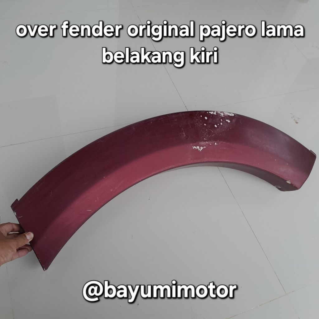 ORIGINAL COPOTAN over fender pajero sport 2008-2014 belakang kiri