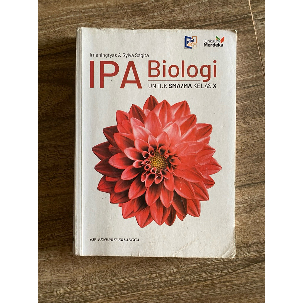 preloved paket biologi erlangga kelas 10 original