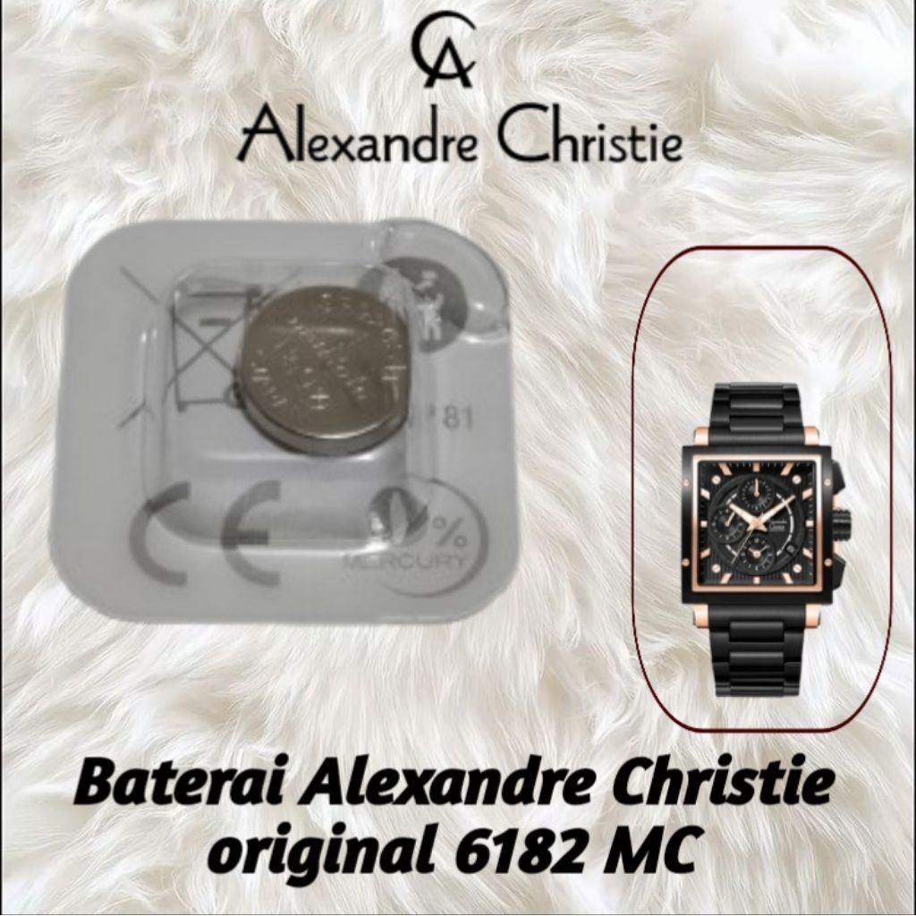 Baterai Alexandre Christie original 6182 MC