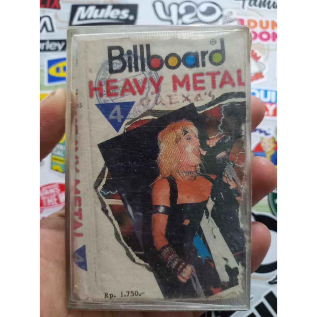 Kaset Pita Kompilasi Heavy Metal 4