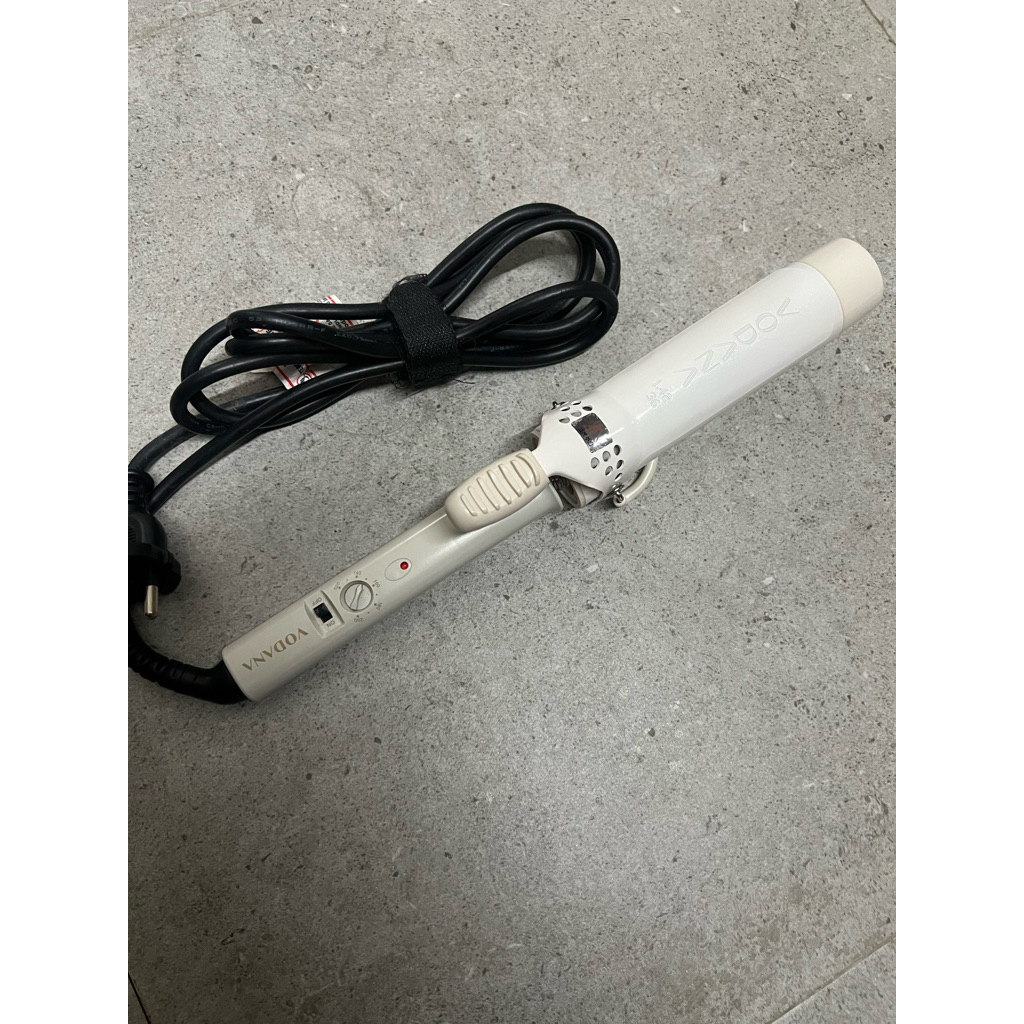 preloved vodana curling iron ivory 36mm