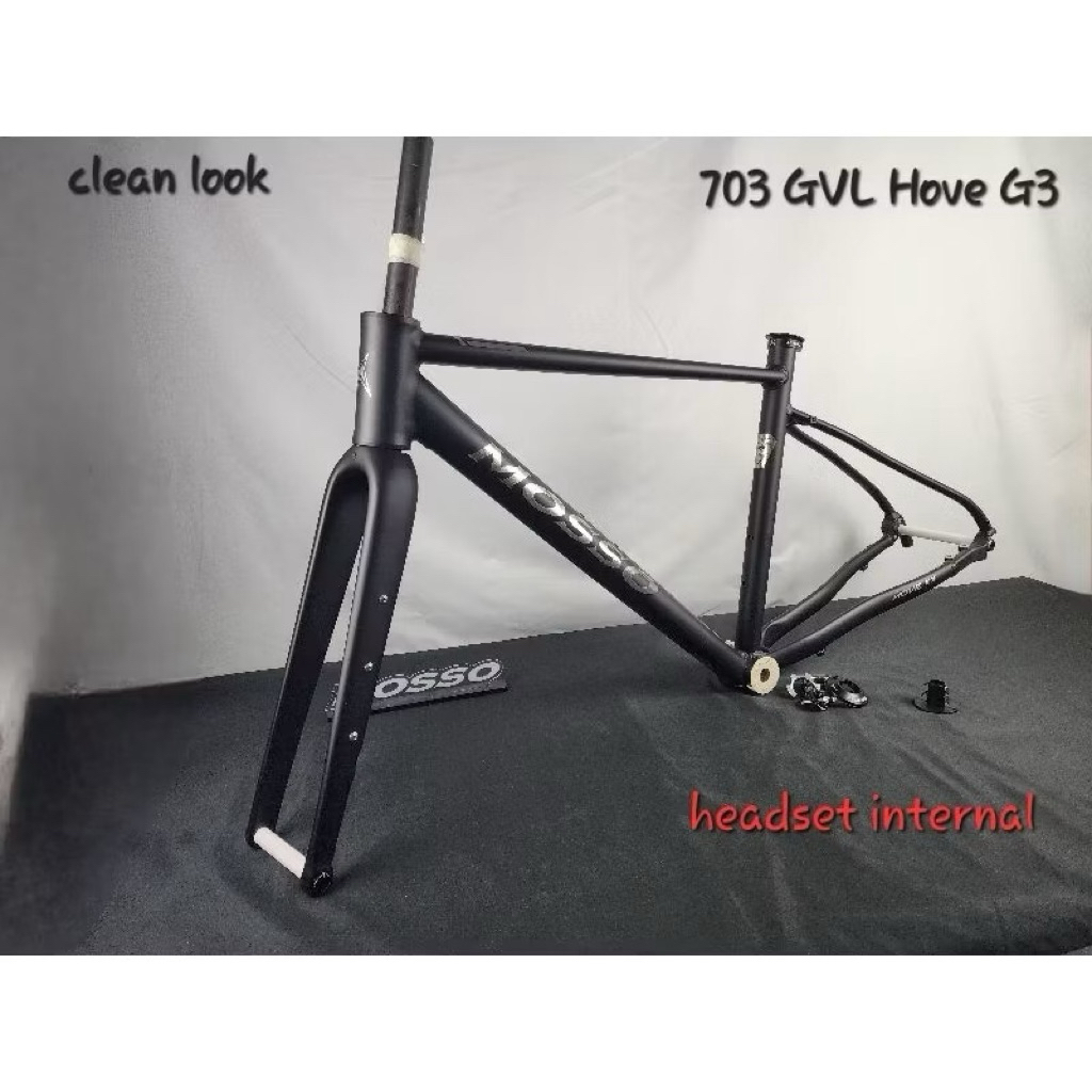 Frameset mosso G3 hove gravel carbon fork