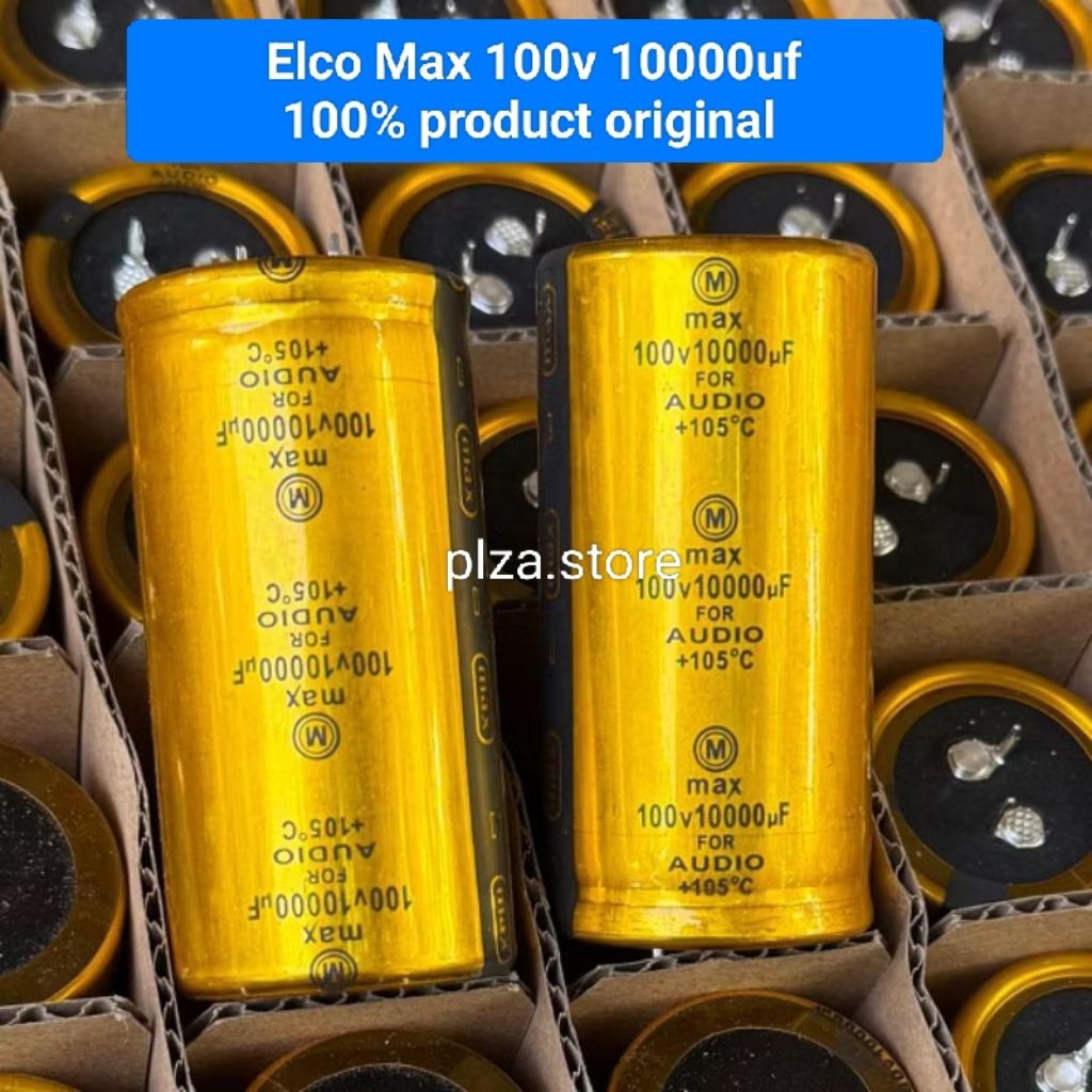 Capasitor Elco 80v/100v 10000uf MAX GOLD original elko 10000uf/80v/100v max gold