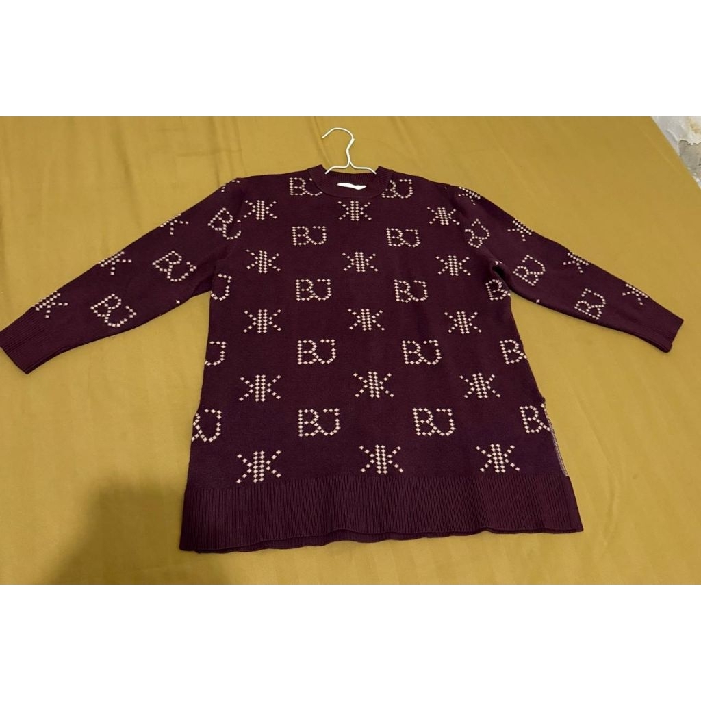 Benang Jarum One set sweter dan Rok Preloved