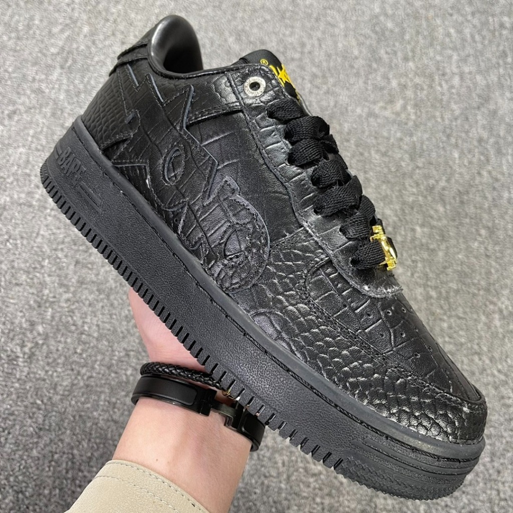 OVO x A Bathing Ape Bapesta - Black