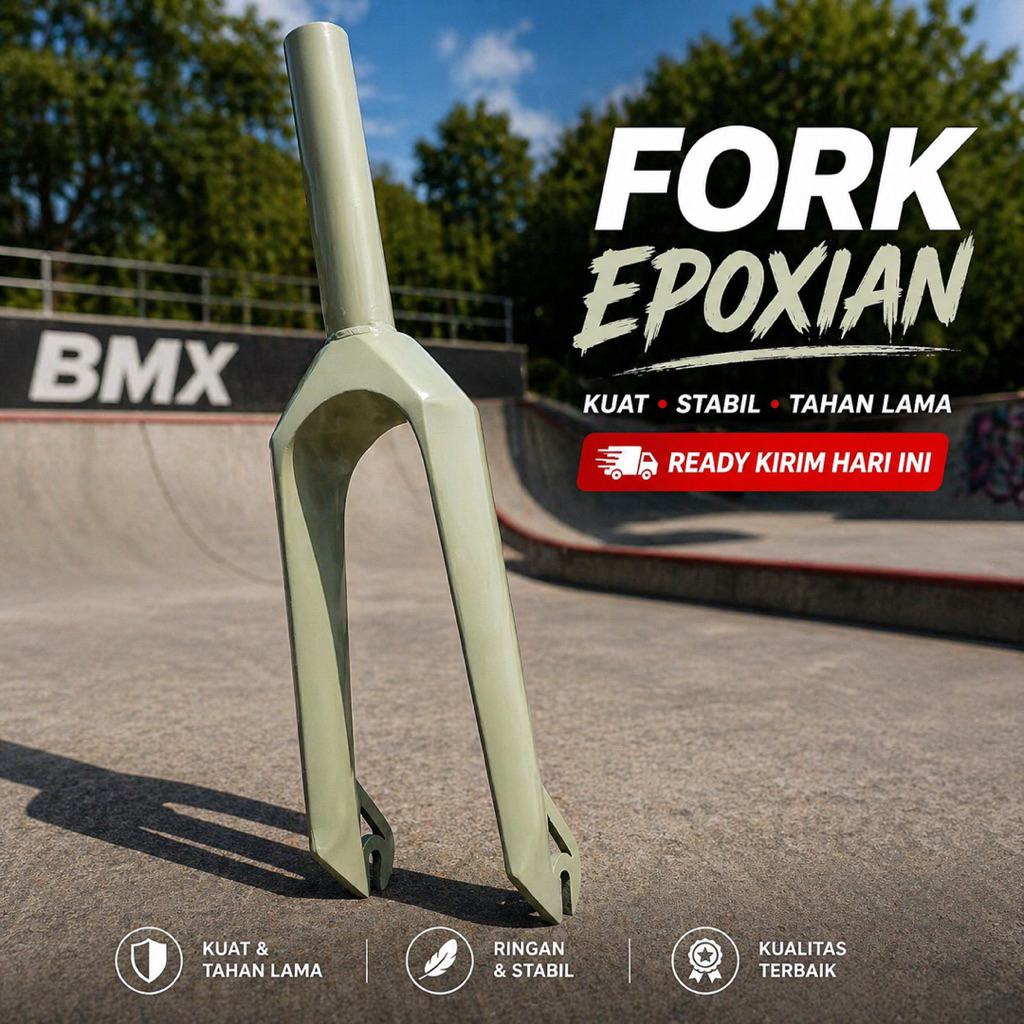 Fork Sepeda Bmx Epoxi Custom Steel