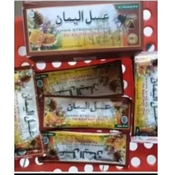 Madu Yaman 1 Box isi 5 Sachet - Meningkatkan Stamina, Daya Tahan Tubuh, Aman untuk Pria Dewasa