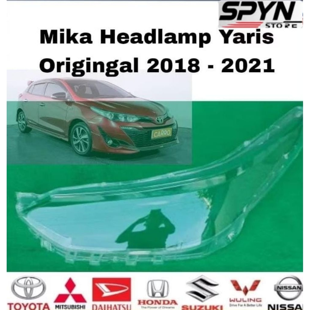 Mika Headlamp Lampu Depan Yaris Original Copotan 2018 2019 2020 2021 Mika Lampu depan Toyota Yaris O