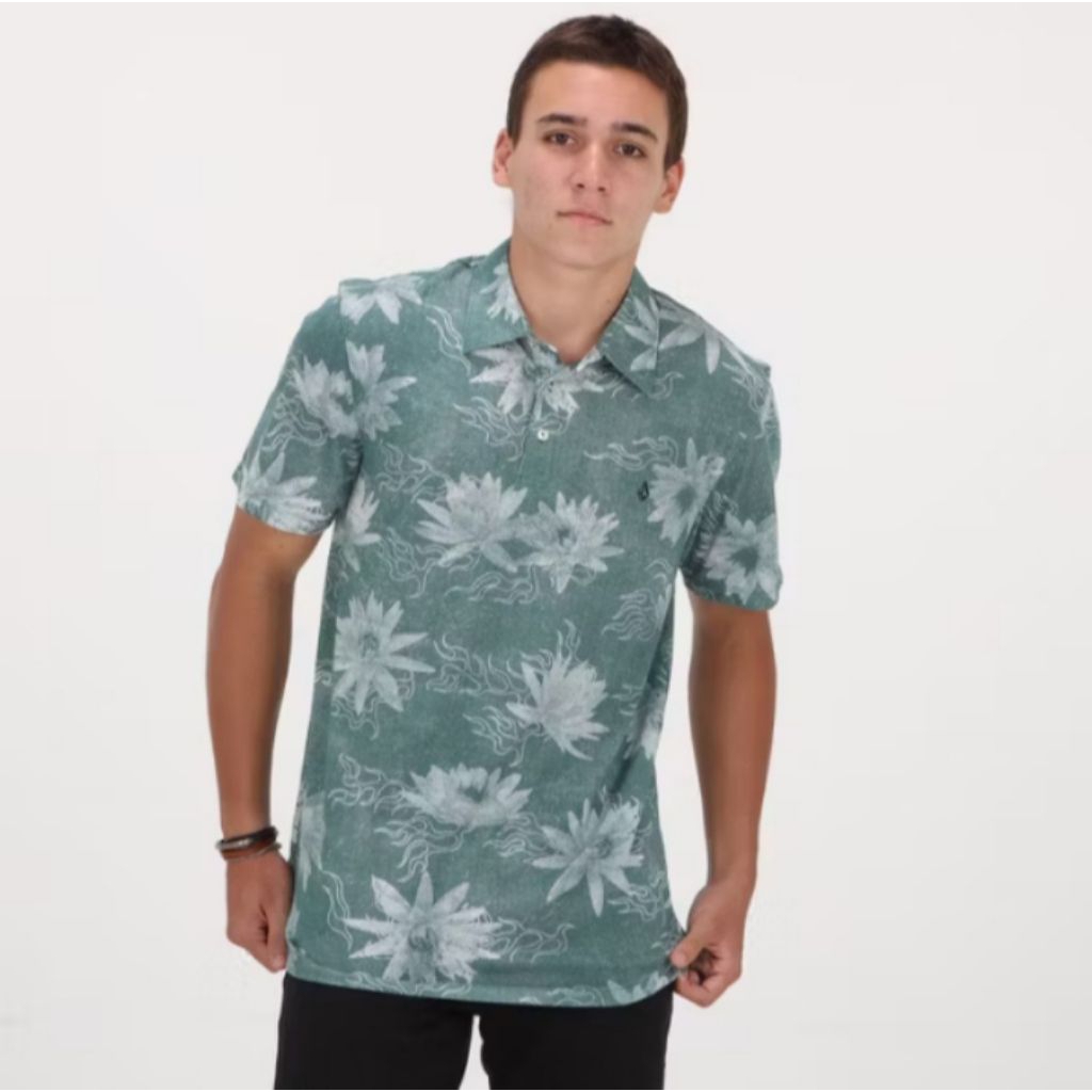 VOLCOM Original Polo Motif Pria