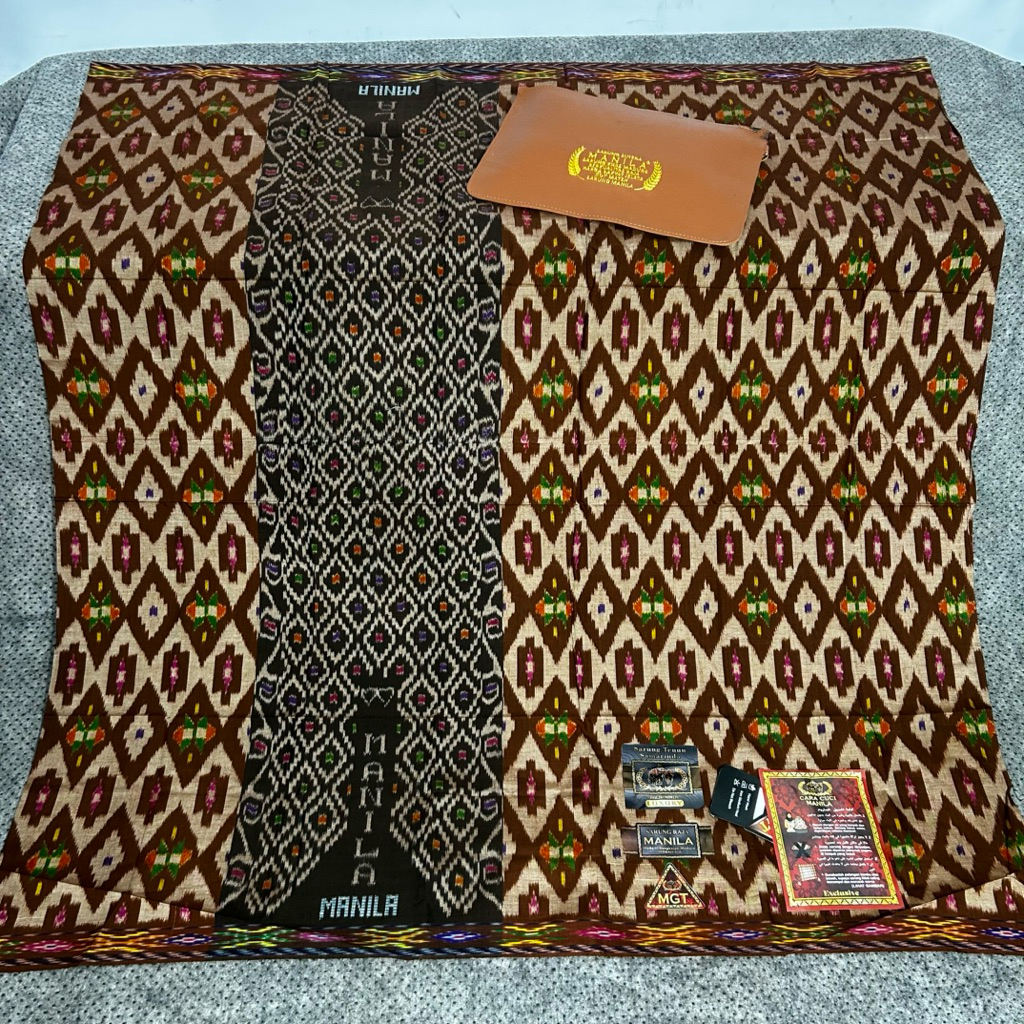sarung Manila full sutra motif Bhs Kawung Muslim dead
