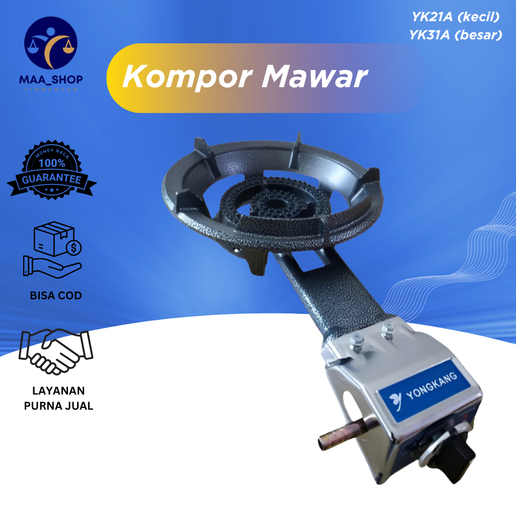 Yongkang Kompor Mawar 1 Tungku Kompor Gas Low Pressure