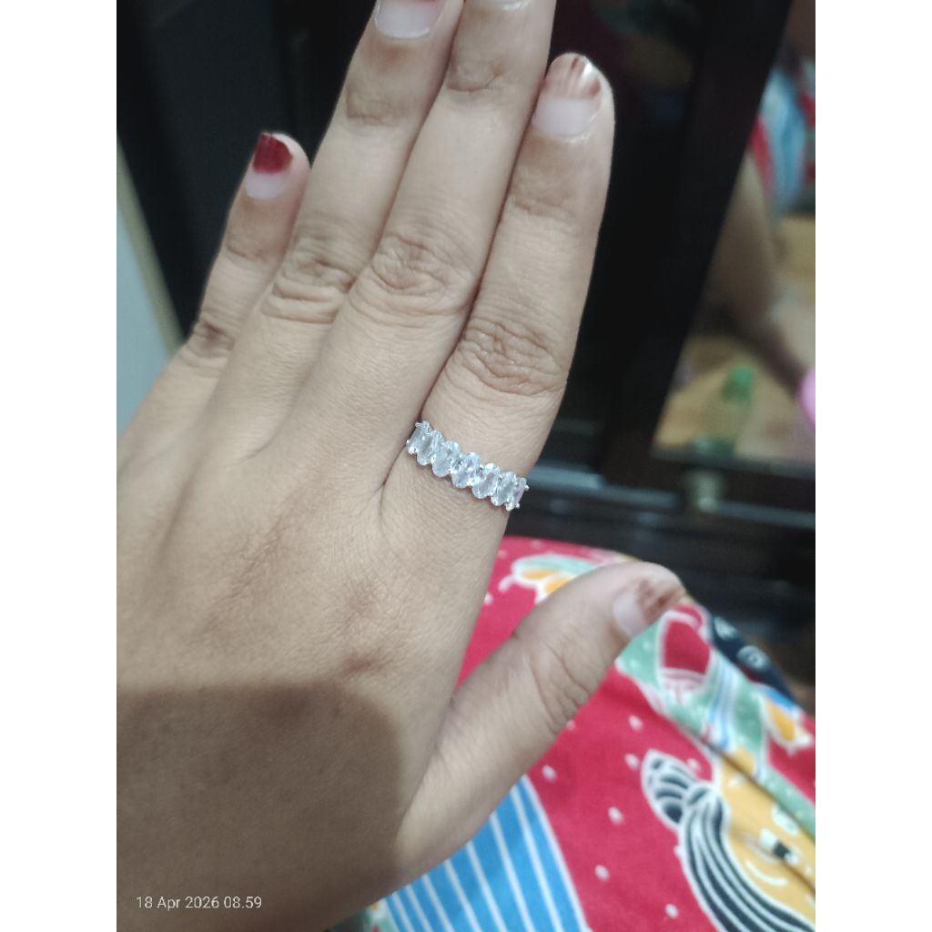 cincin savera semar nusantara 17k white gold