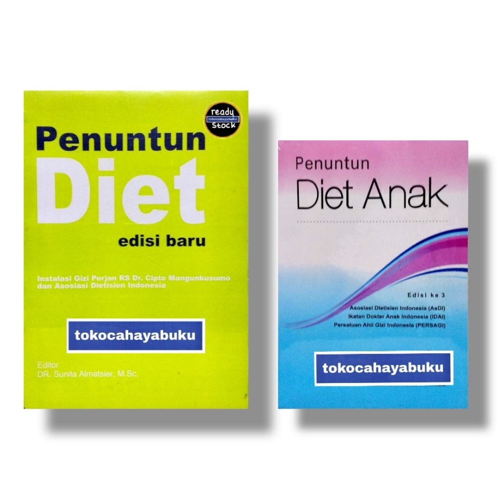 Paket 2 Buku , PENUNTUN DIET ANAK Dan PENUNTUN DIET EDISI BARU