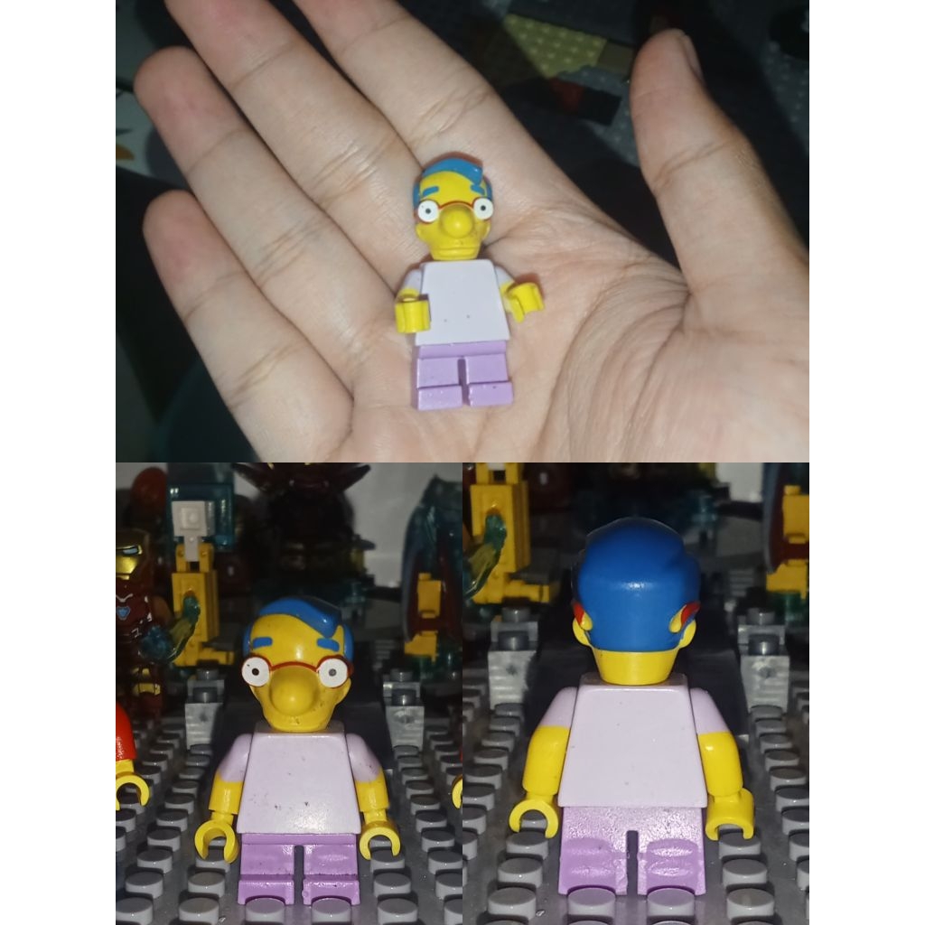 Preloved minifigure lego milhouse original serial the simpsons