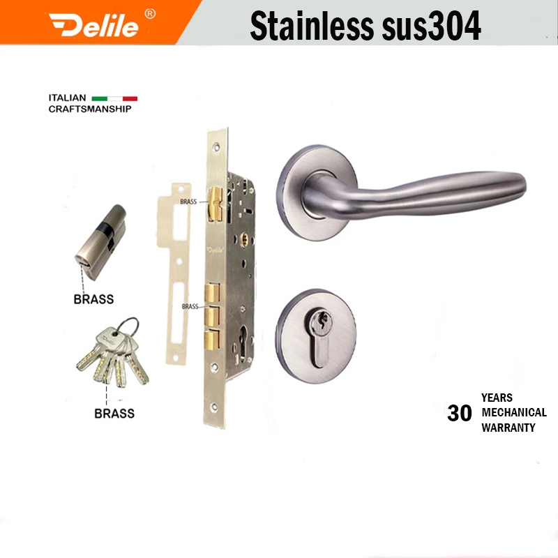 Handle Roses/Gagang Pintu Kamar/Handle Premium/Handle Pintu Rumah/Set Handle Roses
