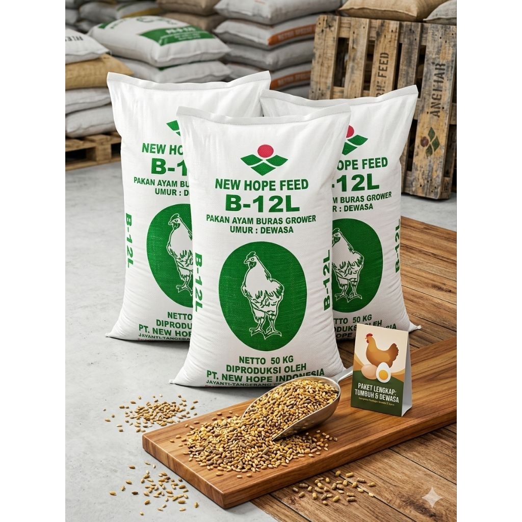 Pur ayam pakan ayam 1 karung 50kg b12L