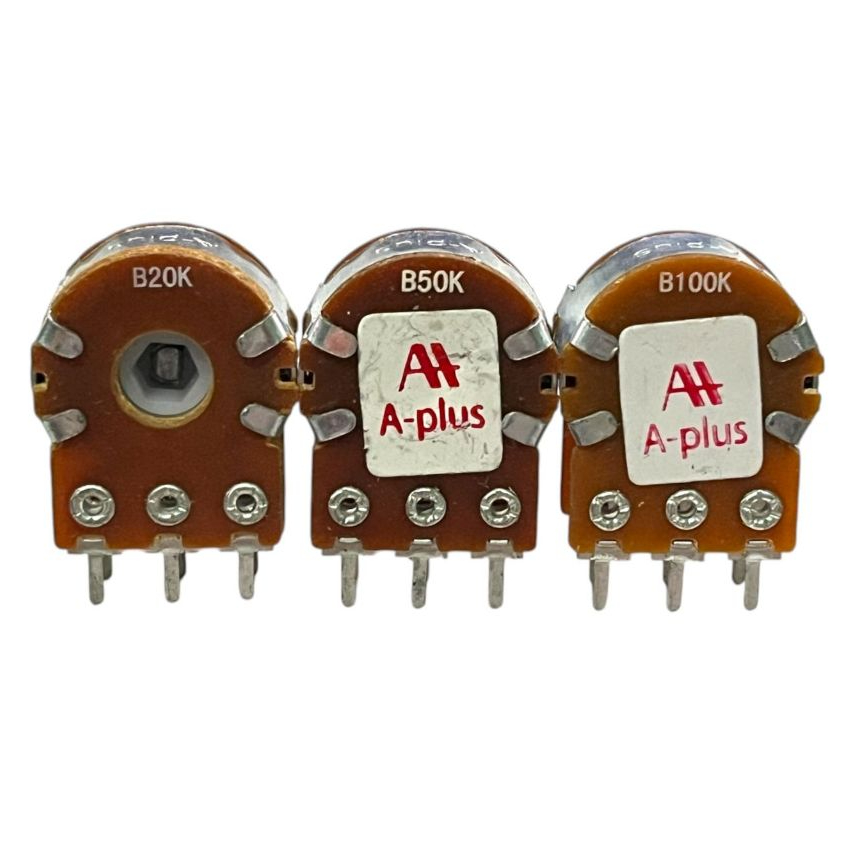 Potensio STEREO A Plus B 10k 20k 50k 100k potensio APlus stereo UPS