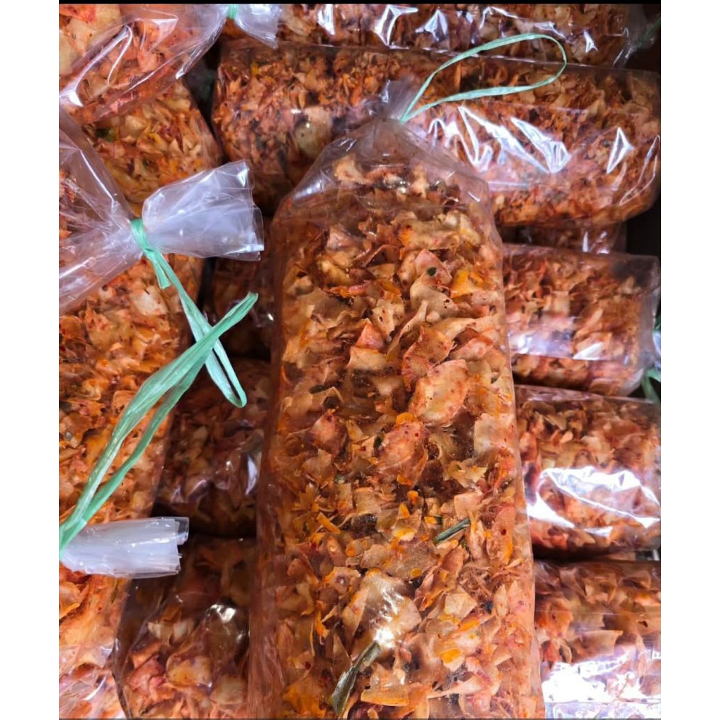 keripik kriwil pedas