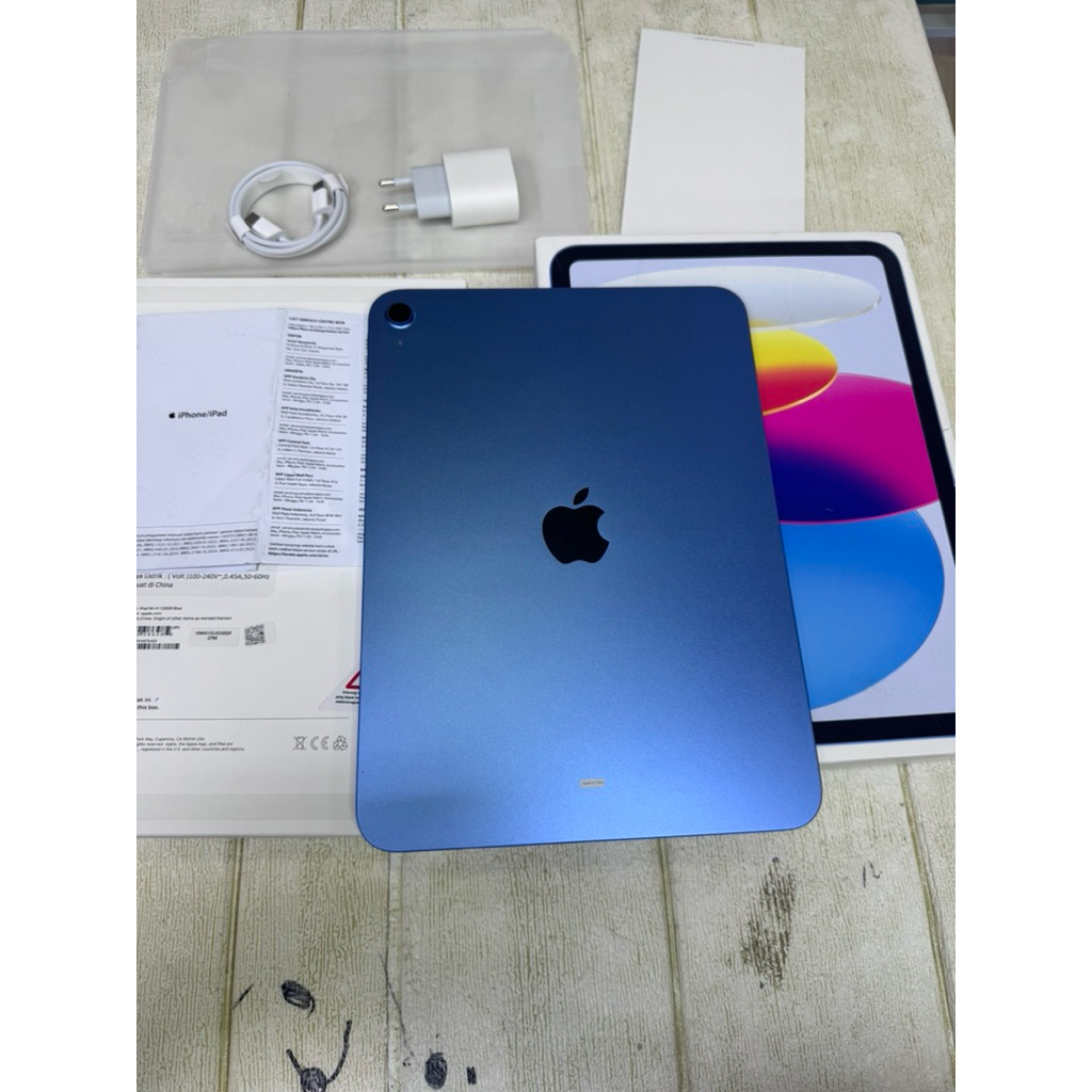 apple Ipad 11 128GB wi-fi resmi ibox bekas second original