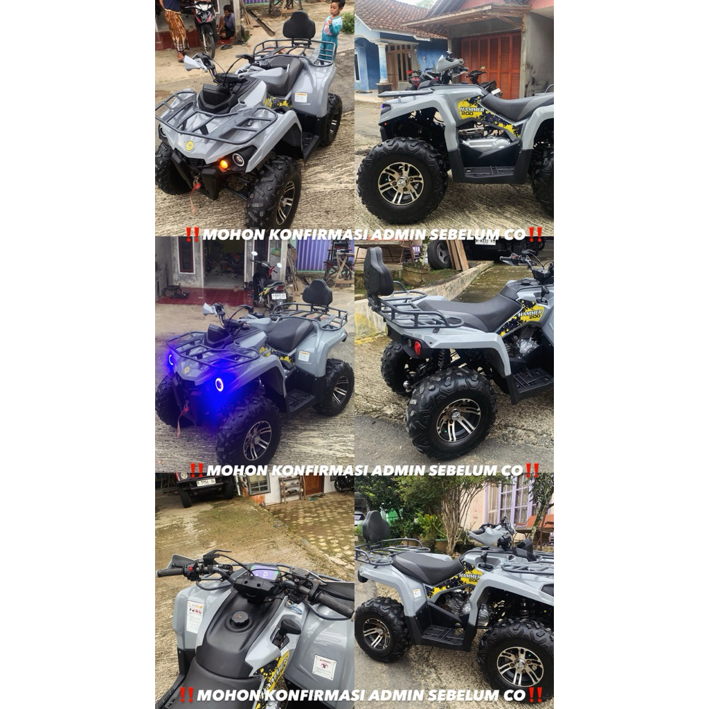 ATV DAZZLE MATIC 150cc/ATV HAMMER 200cc/ APOLLO 125cc/ATV RFZ 200cc/ATV BE HAPPY 150cc MATIC/PCSY MA