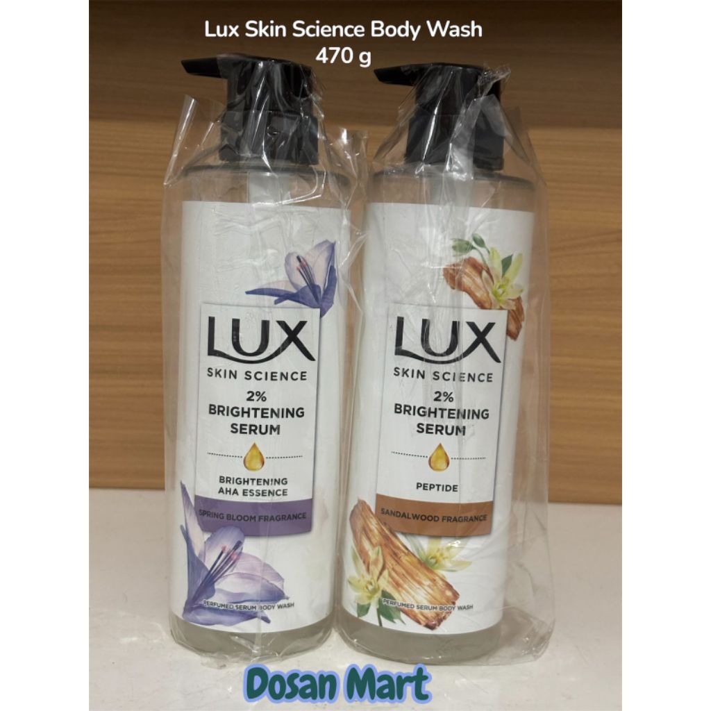 Lux Skin Science Body Wash || Lux Sabun Cair || Kemasan Botol 470 g