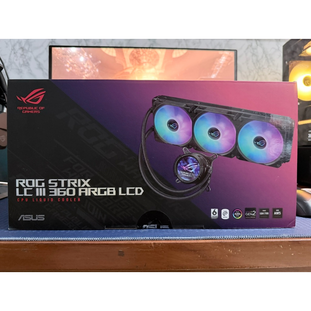 Asus ROG LC III AIO Liquid 360 LCD version PC gaming RTX - Cooler PC gaming BNOB bekas review
