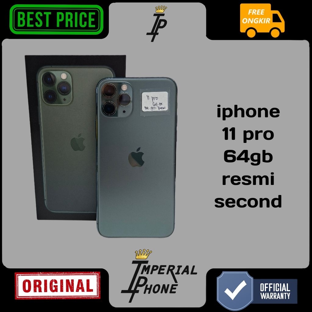 iphonee 11 pro 64gb resmi second