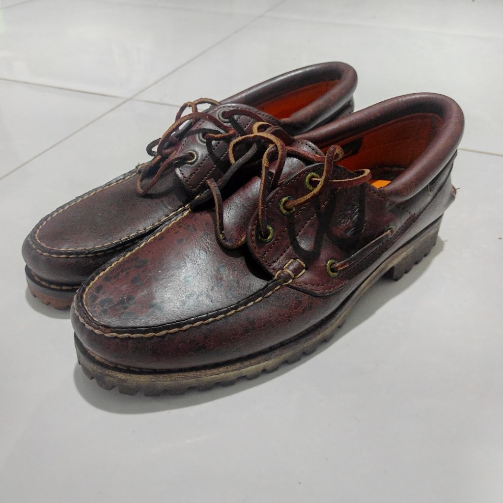 sepatu timberland loafers boots size 44 preloved bekas
