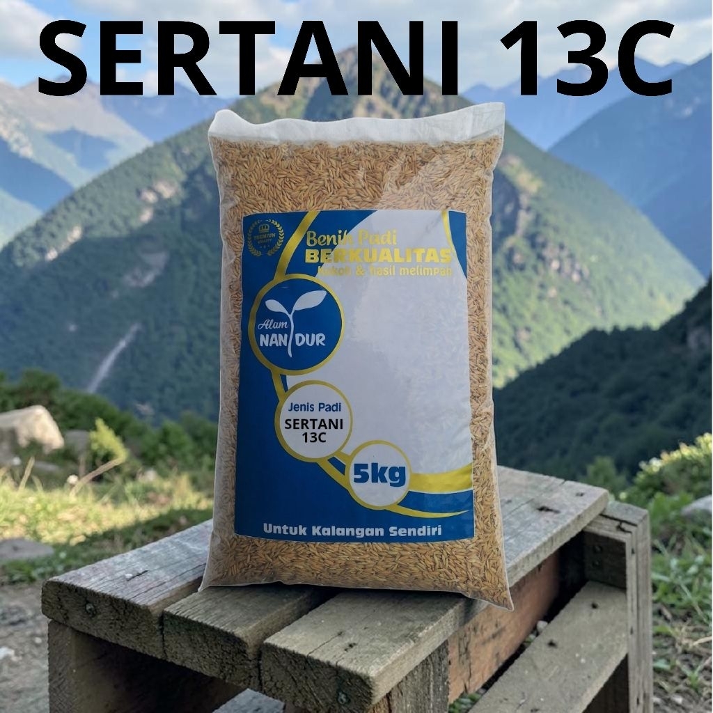 BIBIT | BENIH PADI SERTANI 13C KEMASAN 5KG