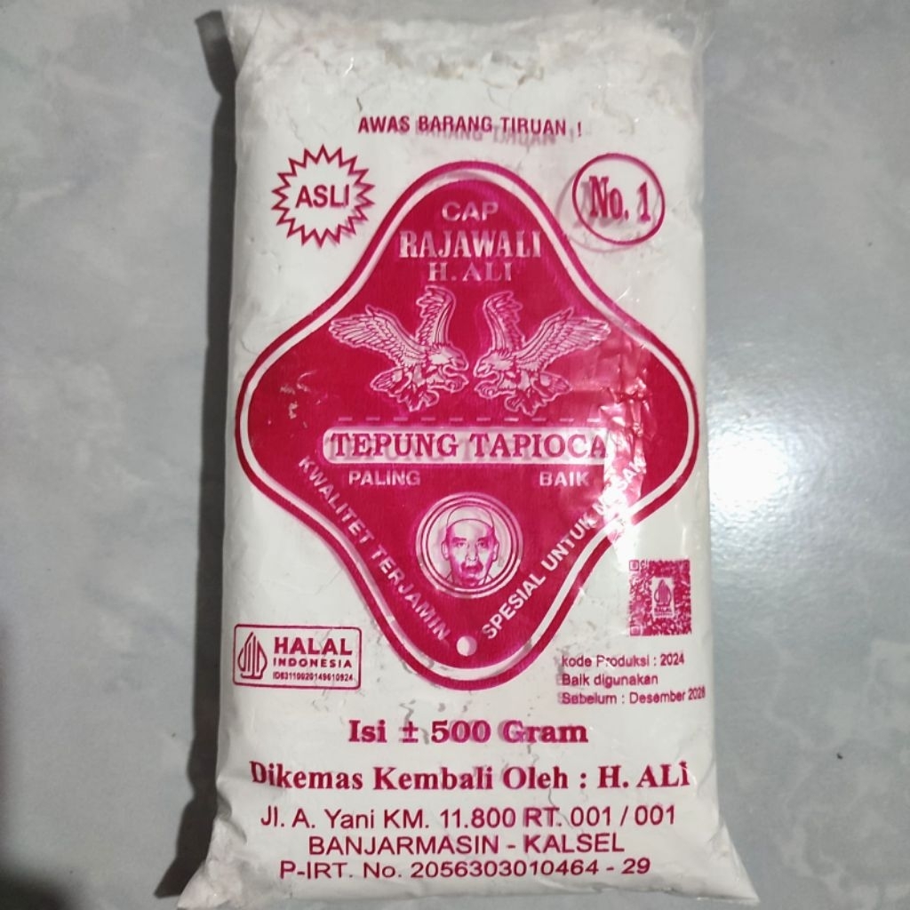 tepung tapioca tepung kanji cap rajawali 500 gr