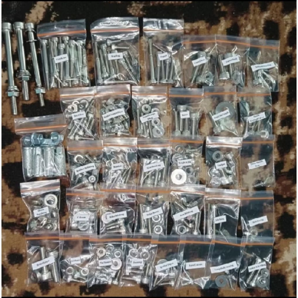 BAUT L STAINLESS RX KING FULLSET MESIN CRANCASE