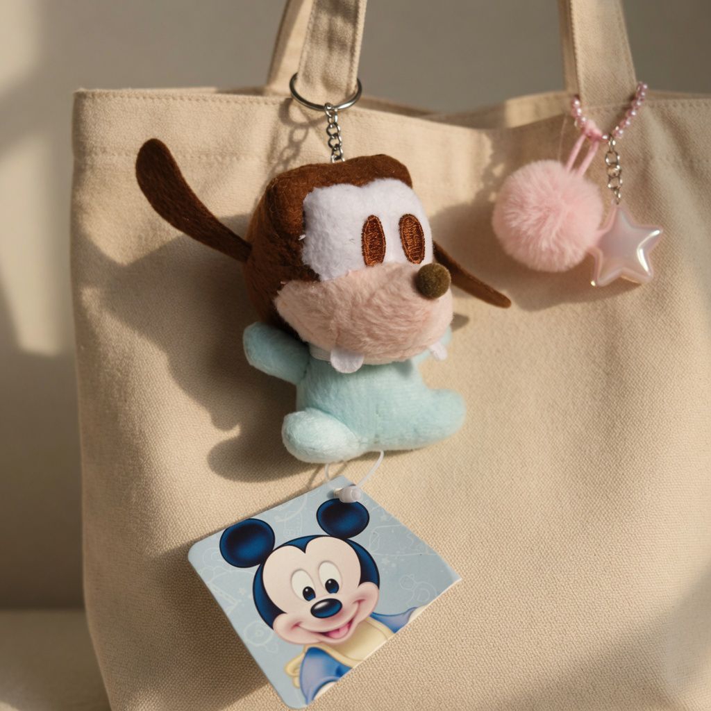 keychain Bagcharm Goofy disney mickey mouse. gantungan tas gantungan kunci goofy donal duck