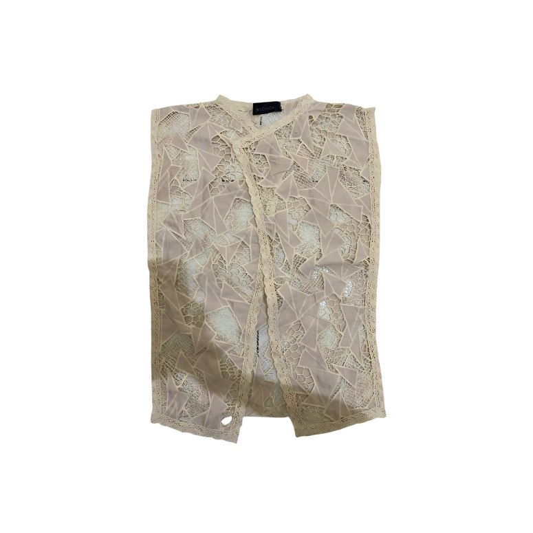 Lace Outer Brokat/Outer Putih Kondangan/Outer Polos/Vest