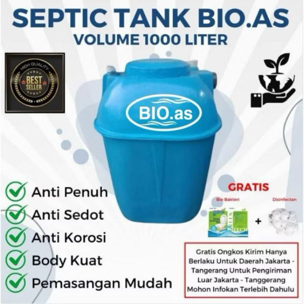 BIO SEPTIC TANK MODERN BIOTECH,BIO AS 1000L