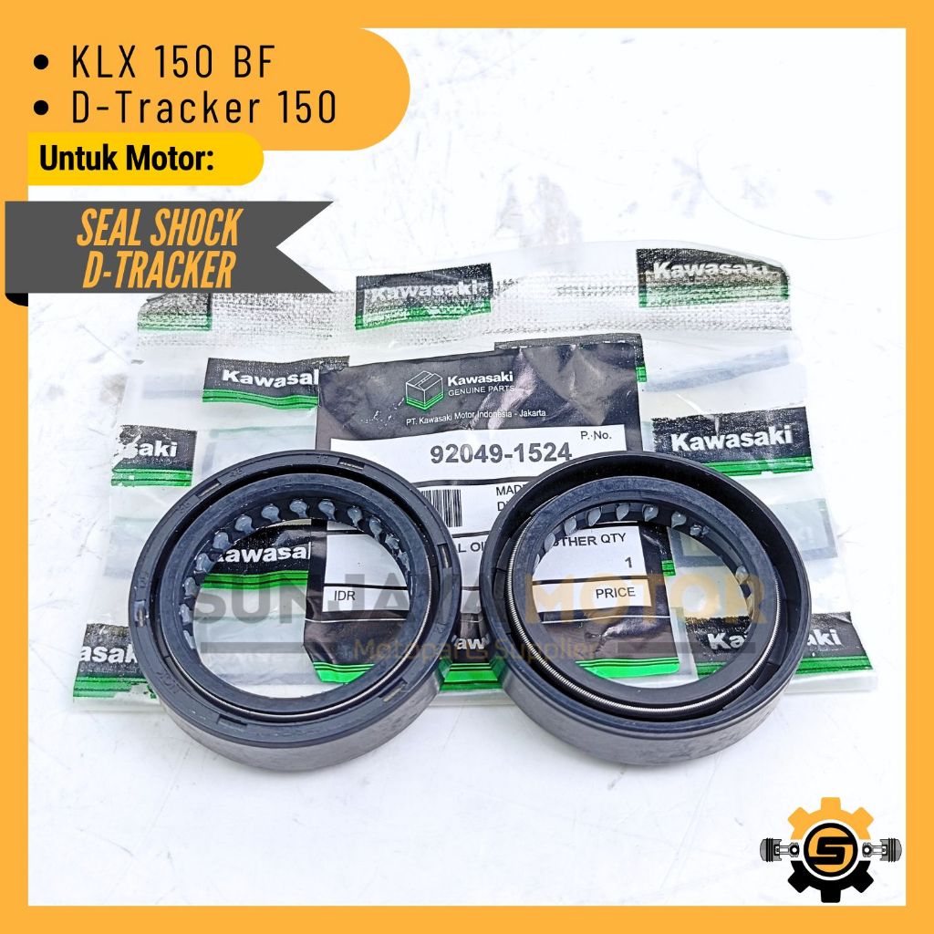 Karet Sil Sok Original Kawasaki 0148 Seal Shock Depan KLX 150 BF D Tracker 150 New DTracker Ori KGP